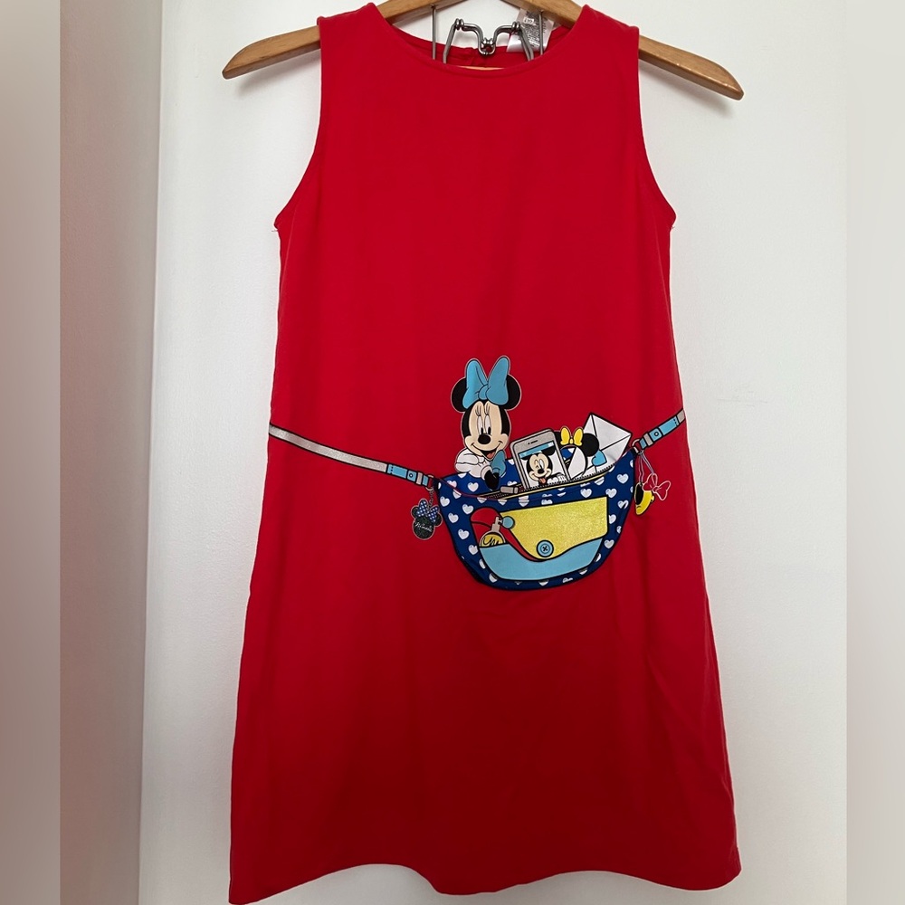 Disney Red Minnie Mouse Casual Dress